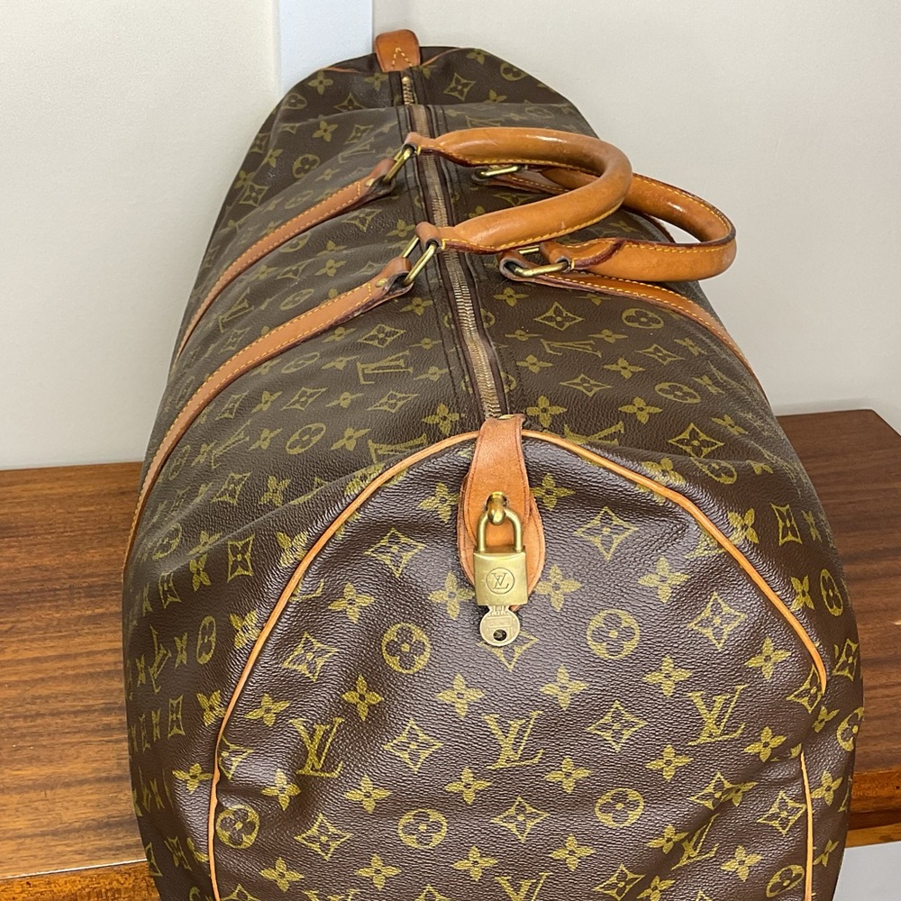 Louis Vuitton Authentic 60 Keepall Brown Monogram Duffel Bag - Picture 16 of 16